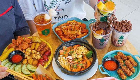 Trà sữa milo bánh