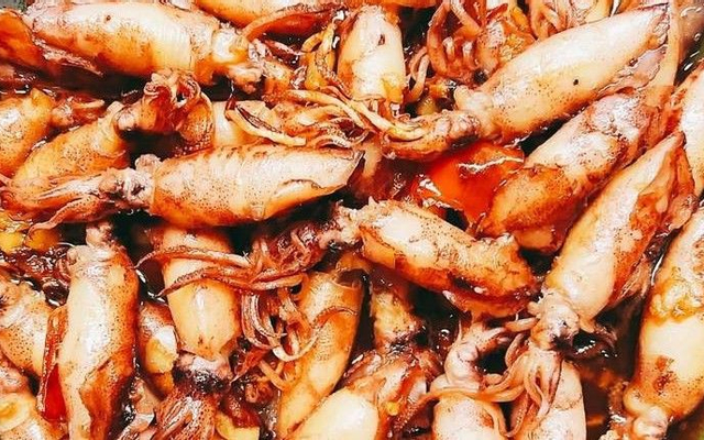 Cơm Mực Sữa Rim Chua Ngọt Size Lớn