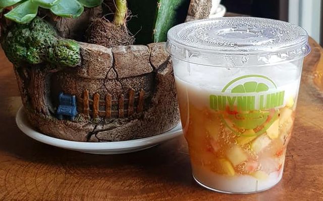 Chè bưởi cốm dẹp