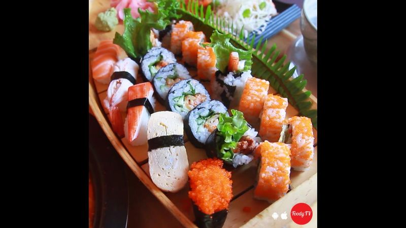 Set cá hồi cá ngừ & lươn tươi ngon