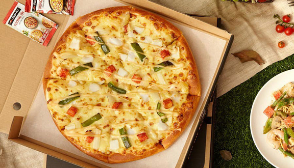 Pizza xúc xích nướng