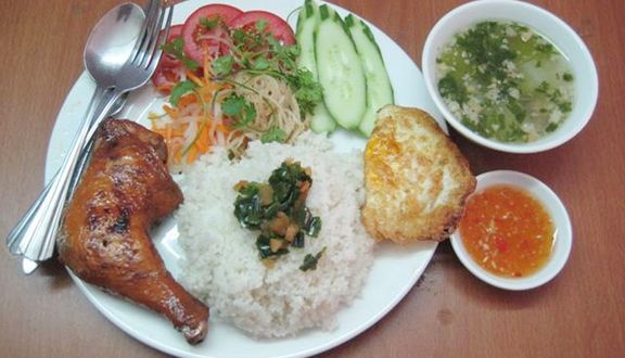 Cơm ba chỉ nướng