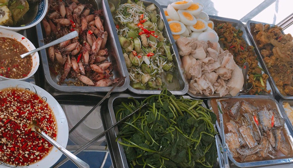 Cơm  Trứng Chiên + Rau Xào