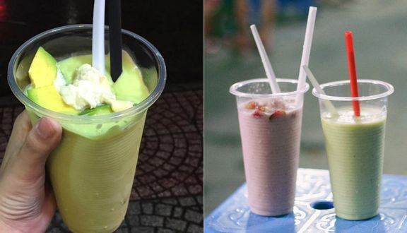 Sinh tố  bơ + mít