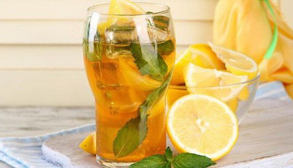 Trà chanh đào nhiệt đới