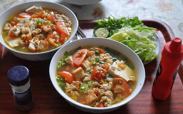 Canh bún cua