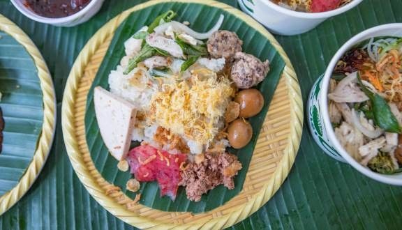 Xôi nếp trắng bông - phi