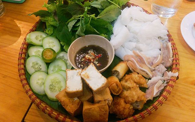 Bún chả cốm