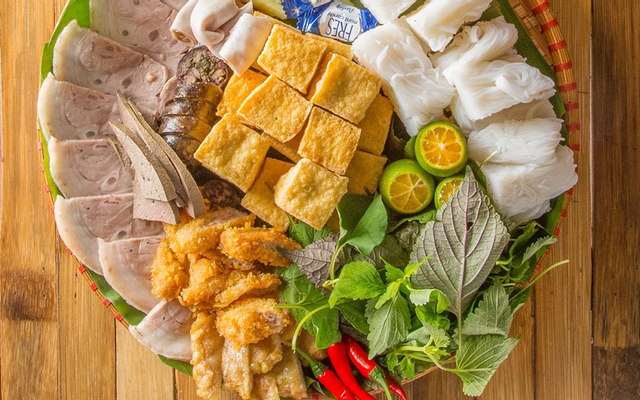Bún đậu tá lả đặc biệt