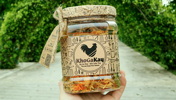 Khô Gà Lá Chanh Ít Cay 300gr