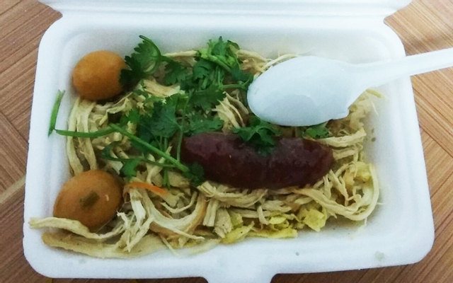 Xôi gan gà