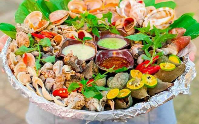 Nghêu Hấp Sả