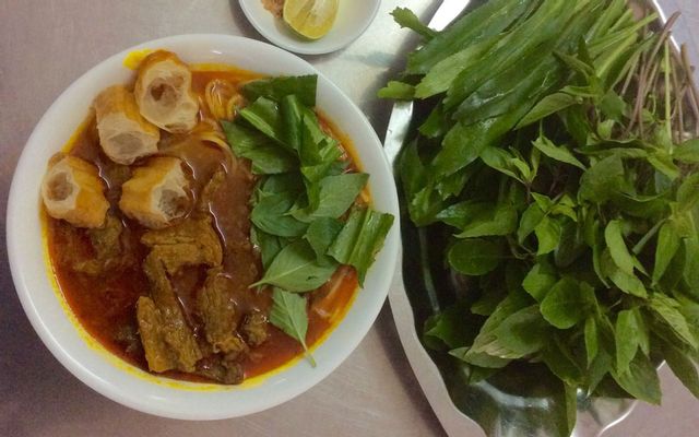 Bún bò cay  Bạc Liêu (tô thường)