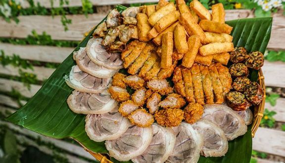 Dồi heo chiên thêm