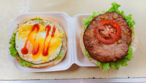 Hamburger chả lụa