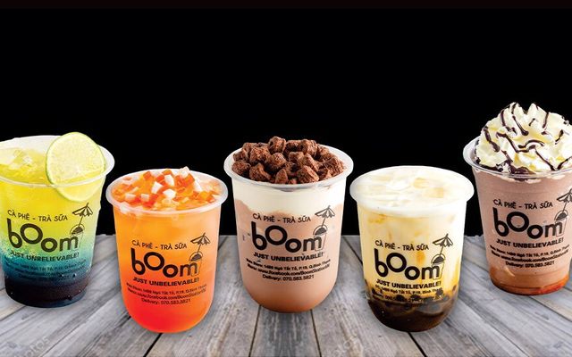 Boom - Cà Phê & Trà Sữa - Sữa Tươi Trân Châu Đường Đen - Ngô Tất Tố