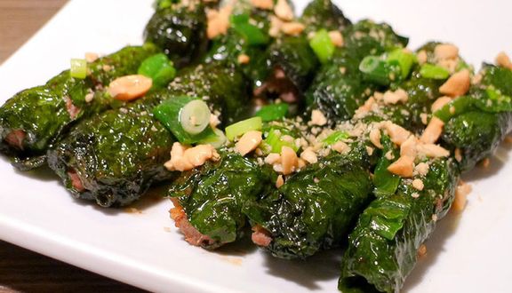 Bò Lá Lốt Mỡ Chài Bình Dân