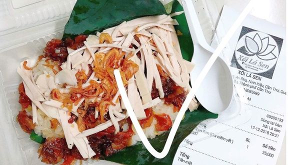 Xôi cánh gà roti trứng non