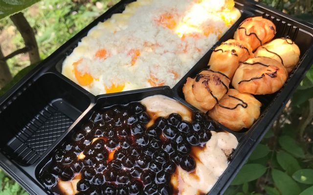Bông lan trứng muối mix 2 siêu sốt - cỡ chữ nhật lớn