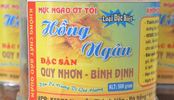 Mực Ngào Hồng Ngân