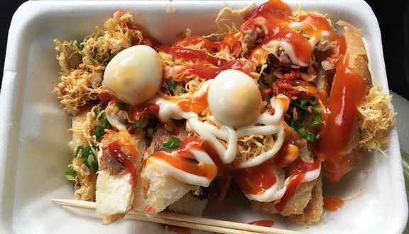 Bánh Mì Nướng & Rong Biển Lắc Tỏi Phi