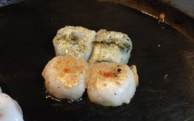 Bánh hẹ nhân củ sắn