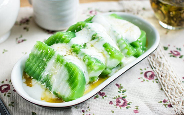 Thiên Food - Bánh Đúc Lá Dứa - Cao Thắng