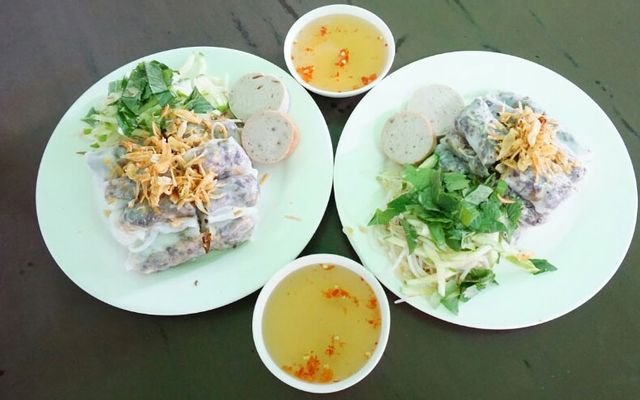 Bánh cuốn Chả Lụa +chả Chiên.