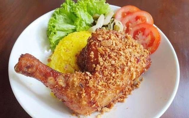Combo Cơm Gà Mắm Tỏi (Lớn) + Canh Rong Biển