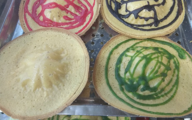 Bánh bò nướng trà xanh