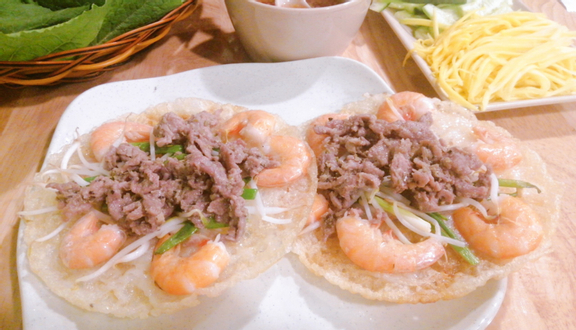 Bánh Xèo Tôm Nhảy Ba Thi