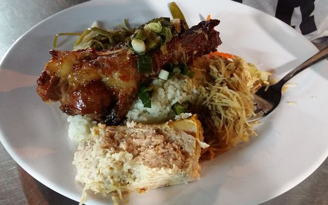 Cơm cá diêu hồng chiên