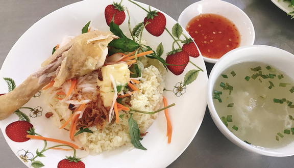 Cơm gà nướng mật ong