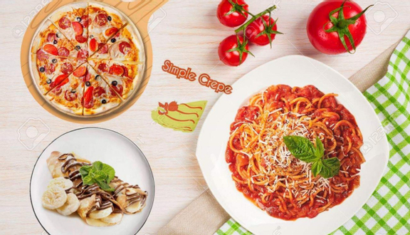 Pizza Simple Crepe - Ao Sen