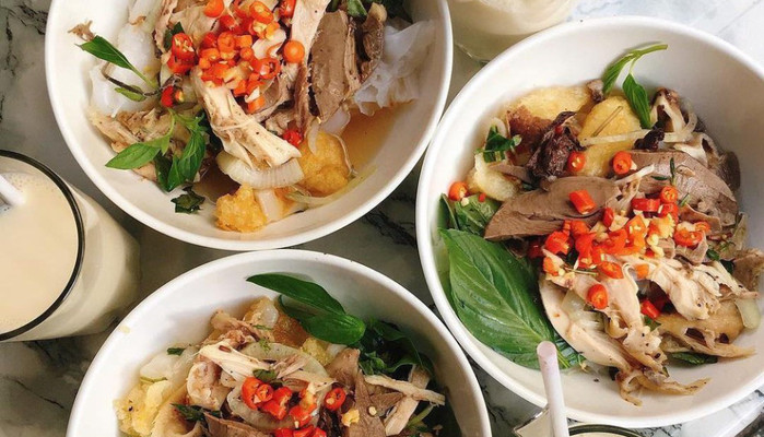 Bánh ướt Lòng gà trứng non