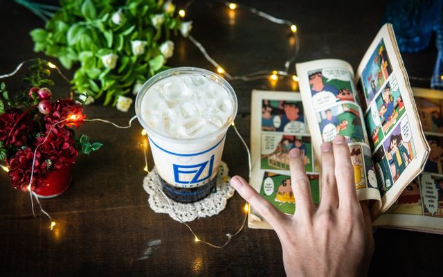 Trà sữa nóng (đã có thạch)