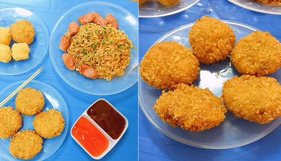Bánh tráng cuộn tôm sate