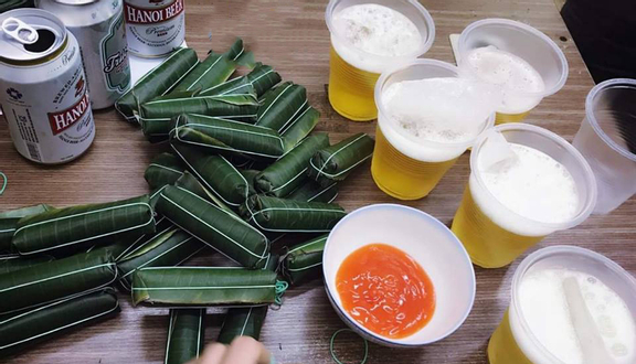 NEM NƯỚNG(Tặng Kèm Lá rau)