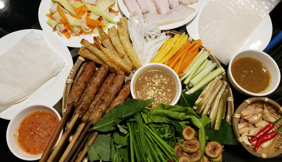 Set Combo Bánh Tráng Cuốn Thịt Heo - Nem Lụi