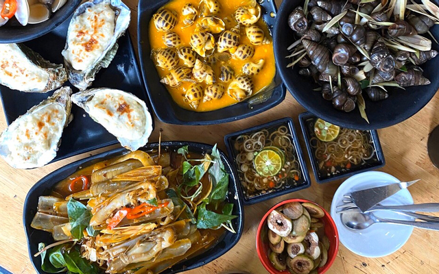 Ốc Lẫn Hấp Sả