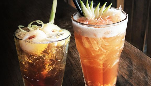 Trà Sả Vải Bọt Lắc