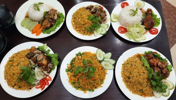 2 cơm rang gà giòn sốt cay +2 coca