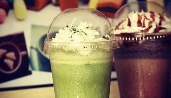 Espresso đá viên và sữa đặc