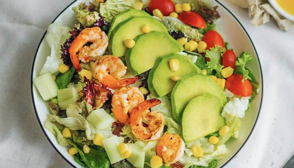 Cơm Gạo Lứt - Bò Xào Lúc Lắc, Rau Củ, Quả Luộc
