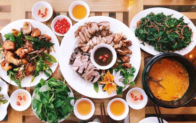 Lòng lợn hấp