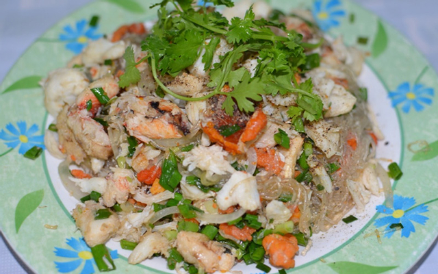 Cua lột rang muối