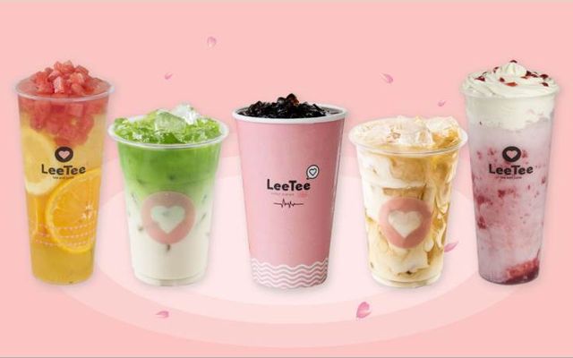Trà Sữa Caramel Leetee & Trà Ô Long Đào Yuki Sữa