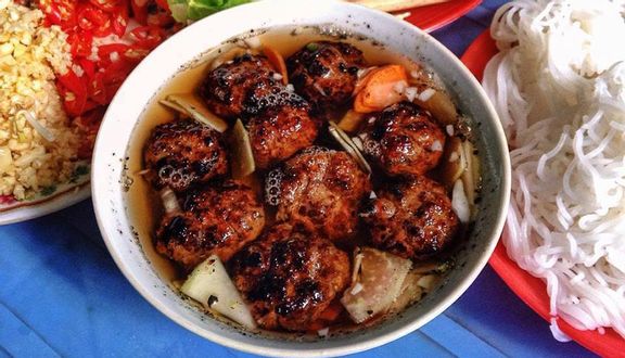 Bún Chả Viên + Nem Rán